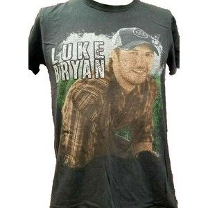 Luke Bryan 2011 Band Tour T-Shirt Black Size Medium Country Music 2 Sides